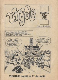 Extrait de Virgule - Le roi de la moto -13- Globule en a ras le bol