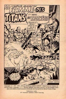 Extrait de Thor (1e Série - Arédit Flash) -26- La flamme des Titans