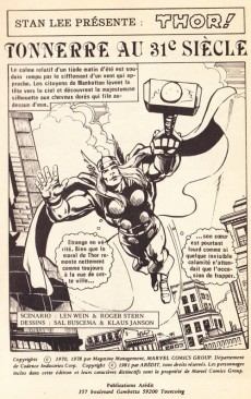 Extrait de Thor (1e Série - Arédit Flash) -14- Tonnerre au 31e siècle