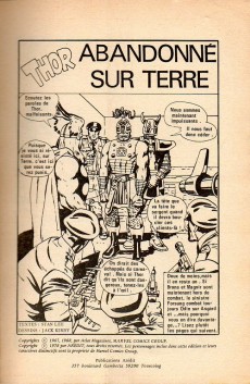 Extrait de Thor (1e Série - Arédit Flash) -10- Abandonné sur Terre
