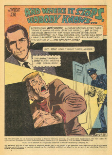 Extrait de The twilight Zone (Gold Key - 1962) -47- There's something new in town - but nobody's talking!
