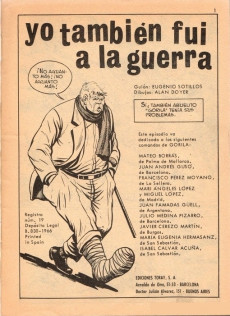 Extrait de Hazañas bélicas (Vol.06 - 1958 série rouge) -218- Yo tambien fui a la guerra