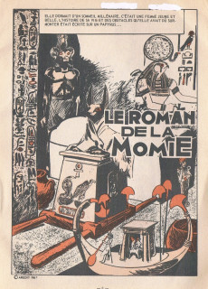 Extrait de Roses blanches (Arédit) -SP 3/67- Le roman de la momie