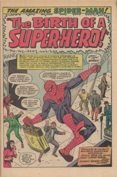 Extrait de The amazing Spider-Man Vol.1 (1963) -42- The Birth of a Super-Hero!