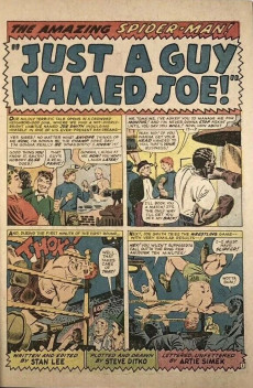 Extrait de The amazing Spider-Man Vol.1 (1963) -38- Just a Guy Named Joe!