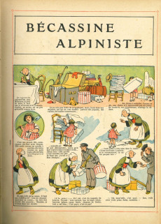 Extrait de Bécassine -10a1925- Bécassine alpiniste