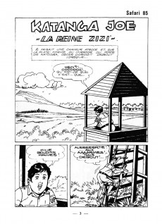 Extrait de Safari (Aventures et Voyages) -85- Katanga Joe - La reine Zizi