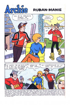 Extrait de Archie (Éditions Héritage - 1970) -100- Ruban-manie