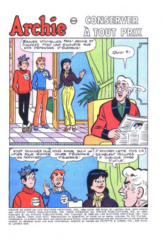 Extrait de Archie (Éditions Héritage - 1970) -102- Conserver à tout prix