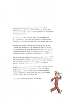 Extrait de Spirou défenseur des droits de l'homme - Tome '