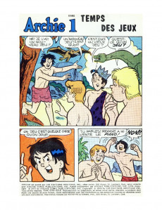 Extrait de Archie (Éditions Héritage - 1970) -HS- Temps des jeux