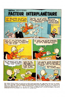 Extrait de Oncle Picsou (Éditions Héritage) -3- Facteur interplanétaire