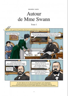 Extrait de À la recherche du temps perdu (Heuet) -7- À l'ombre des jeunes filles en fleurs : autour de Mme Swan 1/2