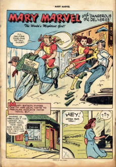 Extrait de Mary Marvel (Fawcett - 1945) -15- Dangerous Deliveries