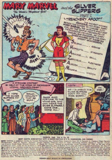 Extrait de Mary Marvel (Fawcett - 1945) -22- The Silver Slippers