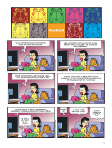 Extrait de Garfield (Dargaud) -69- Garfield gribouille