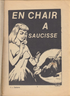 Extrait de Satana (Bois de Boulogne) -2- En chair à saucisse