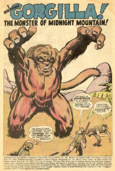 Extrait de Monsters on the prowl (Marvel comics - 1971) -9- Gorgilla!