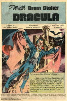 Extrait de Marvel Classics Comics (1976) -9- Dracula