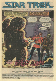 Extrait de Star Trek (1984) (DC comics) -4- Chapter IV: Deadly Allies!