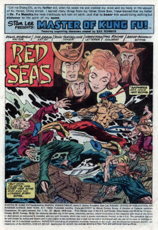 Extrait de Master of Kung Fu Vol. 1 (Marvel - 1974) -62- Coast of Death!