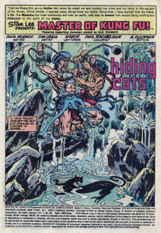 Extrait de Master of Kung Fu Vol. 1 (Marvel - 1974) -63- Doom Wears Three Faces!