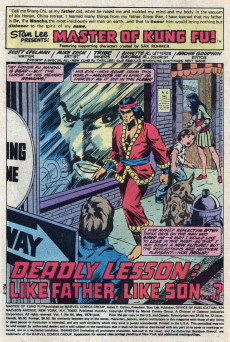 Extrait de Master of Kung Fu Vol. 1 (Marvel - 1974) -64- To Challenge a Dragon!