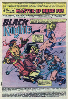 Extrait de Master of Kung Fu Vol. 1 (Marvel - 1974) -65- At the Mercy of Pavane!