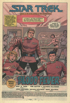 Extrait de Star Trek (1984) (DC comics) -8- Saavik's Story, Chapter Two: Blood Fever