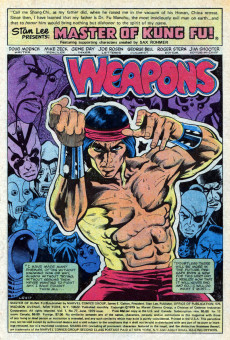 Extrait de Master of Kung Fu Vol. 1 (Marvel - 1974) -77- Blood on the Tracks!