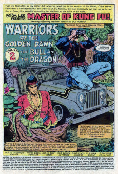Extrait de Master of Kung Fu Vol. 1 (Marvel - 1974) -84- The Bull and the Dragon!