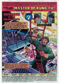 Extrait de Master of Kung Fu Vol. 1 (Marvel - 1974) -89- The Dragons!