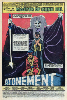 Extrait de Master of Kung Fu Vol. 1 (Marvel - 1974) -125- For Ten Years He Has Walked the Way of the Warrior... Now It Has Come to an End.