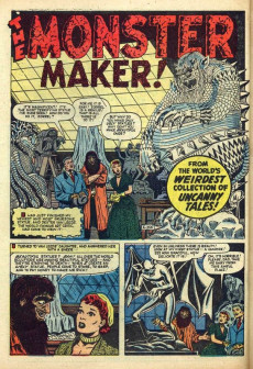 Extrait de Uncanny Tales Vol.1 (Atlas - 1952) -2- The Man Who Melted