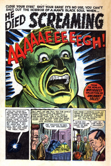 Extrait de Uncanny Tales Vol.1 (Atlas - 1952) -3- Escape...To What?