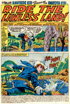 Extrait de Western Team-Up (Marvel - 1973) -1- Ride the Lawless Land!