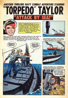 Extrait de Navy Combat (Atlas - 1955) -1- Attack by Sea!