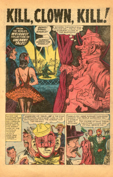 Extrait de Uncanny Tales Vol.1 (Atlas - 1952) -7- Kill, Clown, Kill!