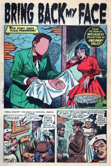 Extrait de Uncanny Tales Vol.1 (Atlas - 1952) -8- Bring Back My Face!