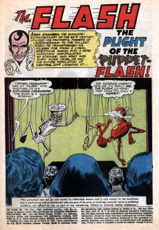 Extrait de The flash Vol.1 (1959) -133- Plight of the Puppet-Flash!