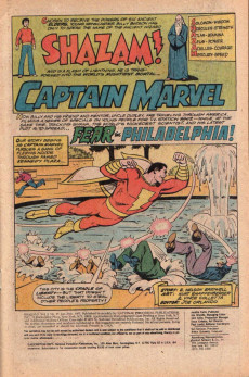 Extrait de Shazam (DC comics - 1973) -27- Fear in Philadelphia!