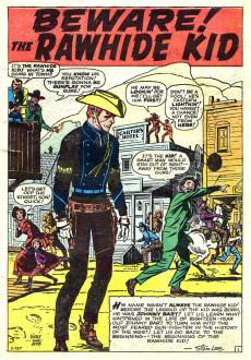 Extrait de Rawhide Kid Vol.1 (1955) -17- Beware! The Rawhide Kid!!