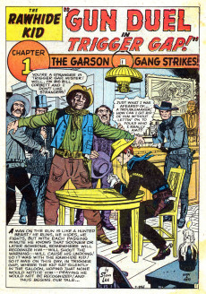 Extrait de Rawhide Kid Vol.1 (1955) -19- Gun Duel in Trigger Gap!