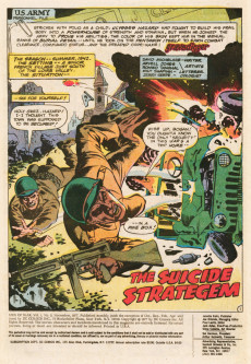 Extrait de Men of War Vol.1 (DC Comics - 1977) -3- Suicide Stratagem!