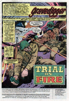 Extrait de Men of War Vol.1 (DC Comics - 1977) -4- Trial by Fire!