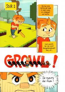 Extrait de Minecraft - La BD officielle -HS- Histoires en blocs