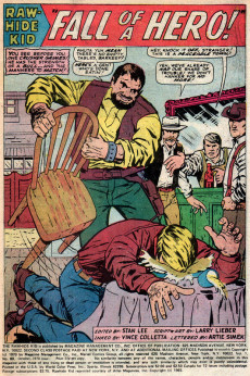 Extrait de Rawhide Kid Vol.1 (1955) -80- Fall of a Hero!