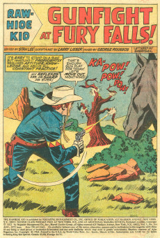 Extrait de Rawhide Kid Vol.1 (1955) -100- Gunfight at Fury Falls!