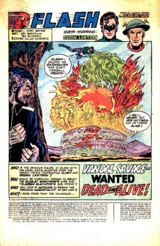 Extrait de The flash Vol.1 (1959) -235- Vandal Savage: Wanted Dead and Alive!
