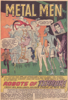 Extrait de Metal Men Vol.1 (DC Comics - 1963) -2- Robots of Terror!